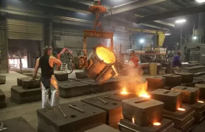 Giải pháp xử lý khí thải ngành đúc kim loại